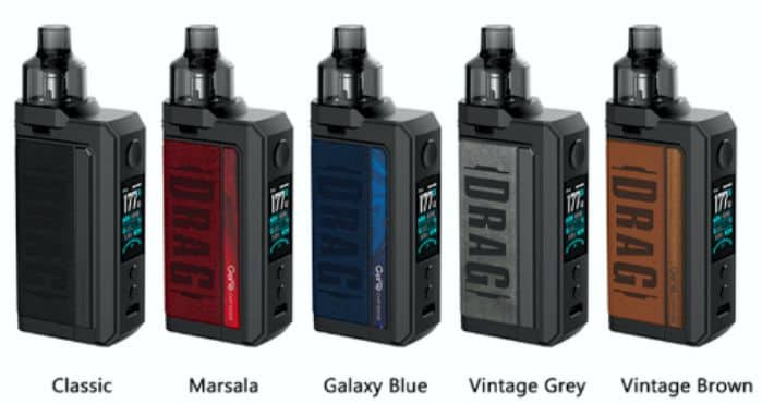 Voopoo Drag MAX colours