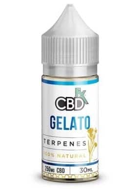 CBD CBDfx Terpenes Gelato review