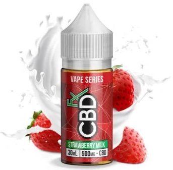 CBDfx Vape Juice Strawberry Milk