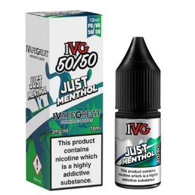 IVG 50/50 Vape Juice Just Menthol