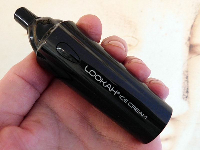 Lookah Ice Cream Vaporizer Review in hand