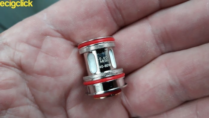 0.4ohm GTR mesh coil