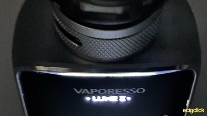 Vaporesso Luxe 2 Light leakage from top of screen