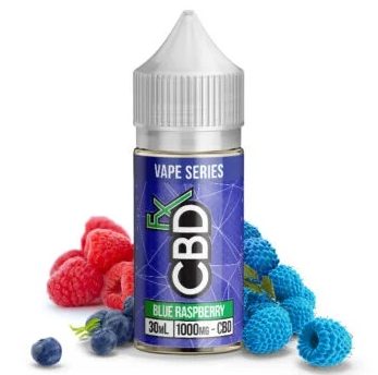 cbdfx vape juice blue raspberry review