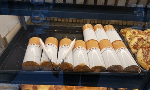 cigarette shaped bread china