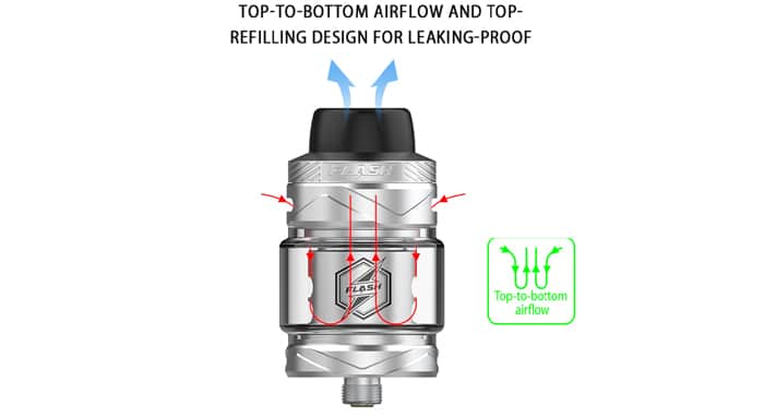 flash tank airflow