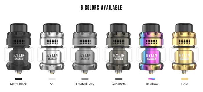 Vandy Vape Kylin Mini V2 colours available