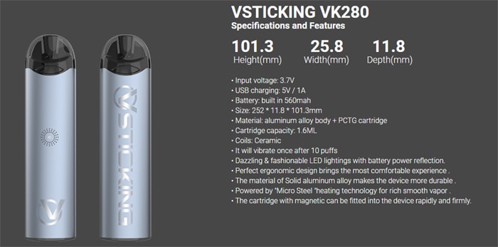 VSticking VK280  features
