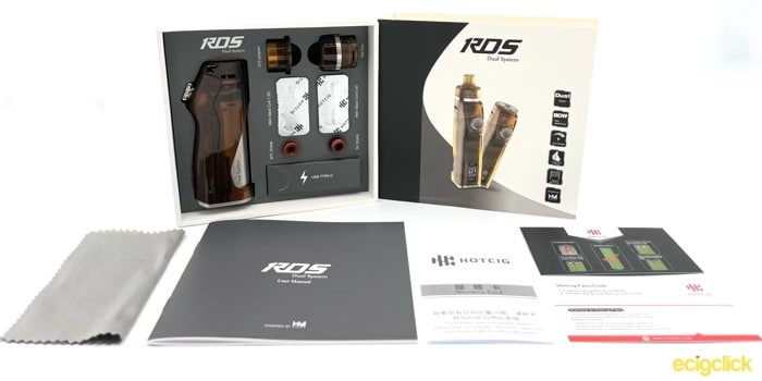 Hotcig RDS Dual System box contents