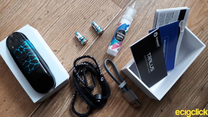 Joyetech Tralus Pod Kit unboxed