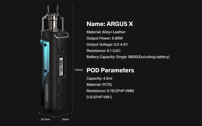 Voopoo Argus X Kit Preview - Takes 18650 Battery | Ecigclick