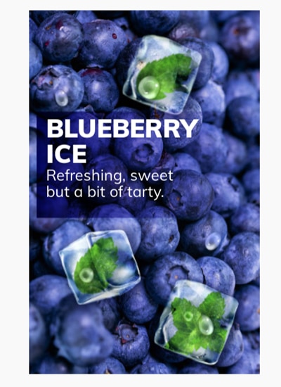 blueberry ice