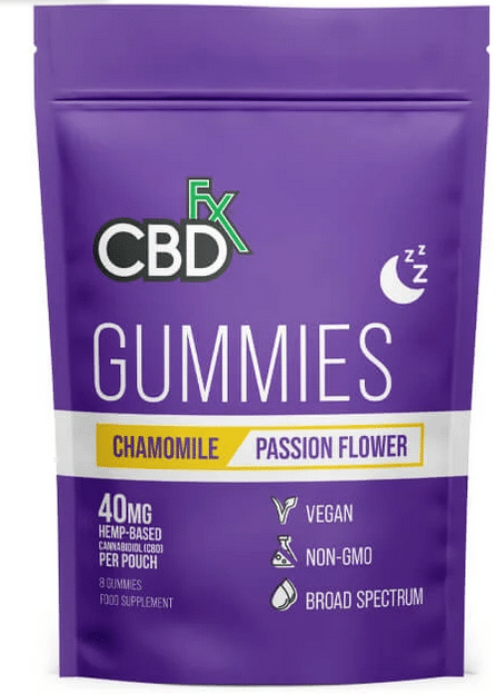 cbdfx cbd gummies chamomile and passion flower for sleep