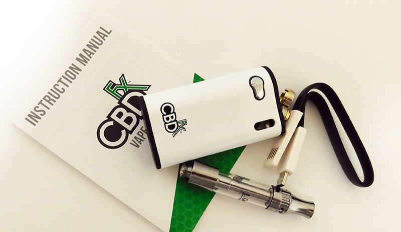 cbdfx cbd vape kit contents