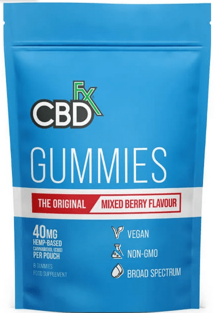 cbdfx gummies mixed berries review