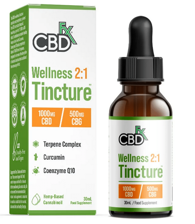 cbdfx wellness 2 1 tincture review