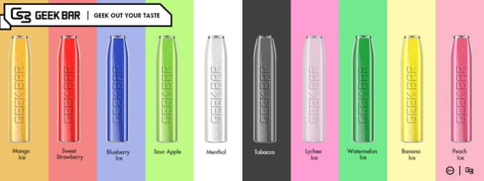 Geek Bar Disposable Pod Review - Updated With New Flavours! - Ecigclick