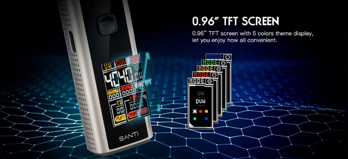 Smoant Santi Kit screen