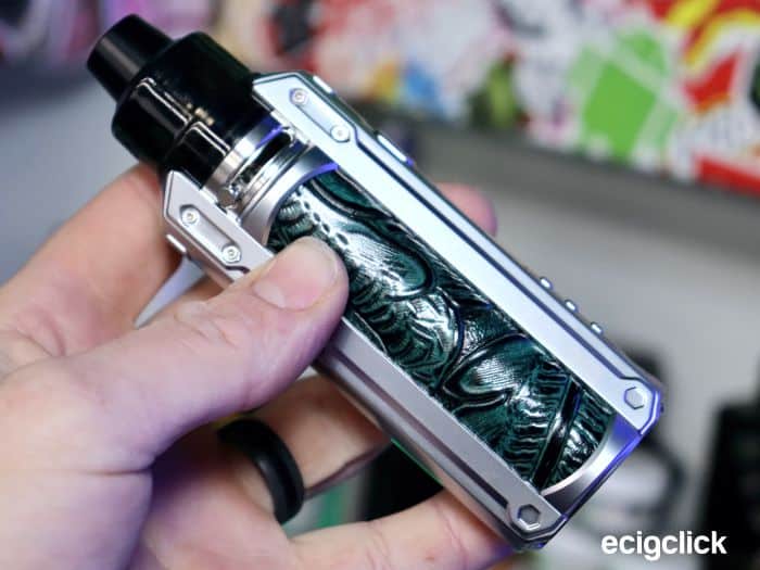 Lost Vape Ursa in hand