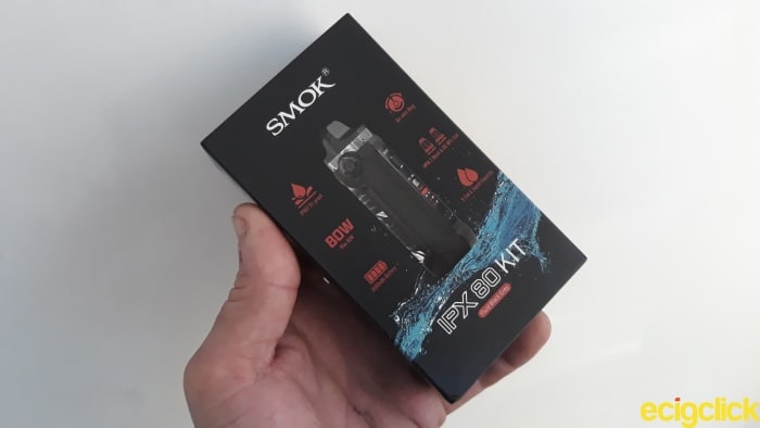 Smok IPX80 pod kit boxed 