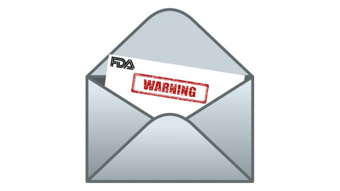 fda warning letter pmta