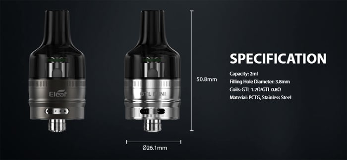 gtl mini pod specs