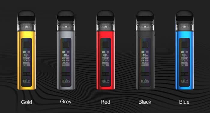 Uwell Aeglos Pod Kit colours