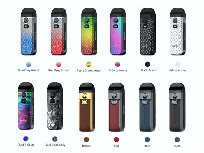 Smok Nord 4 colours