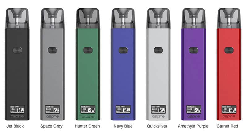 aspire favostix pod kit colours