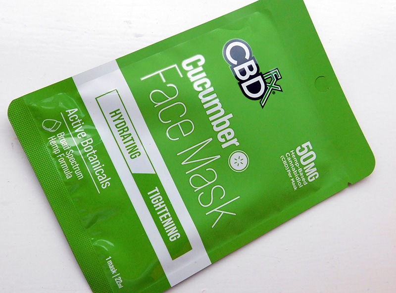 cbdfx cbd face masks review cucumber