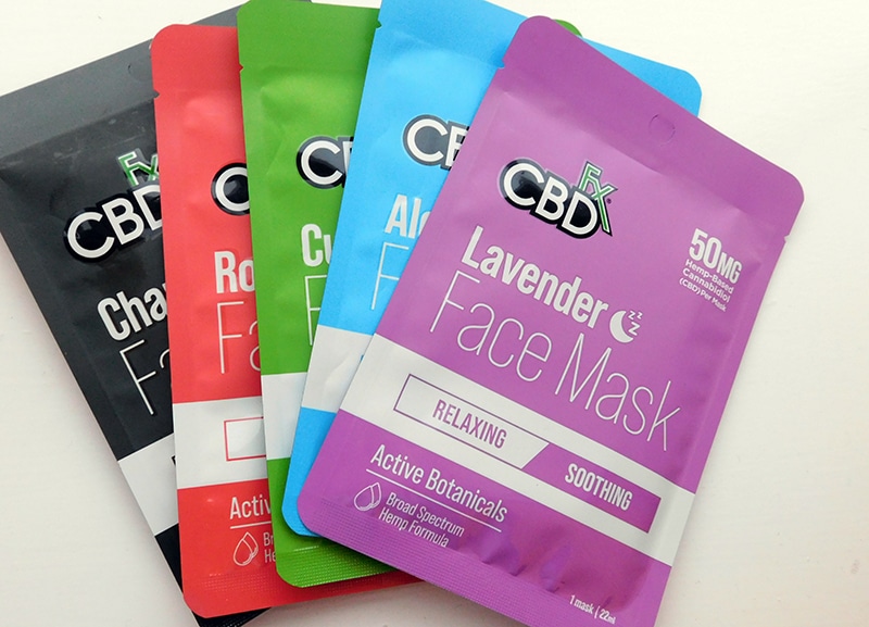 cbdfx cbd face masks review