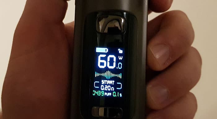 Eleaf istick p100 screen