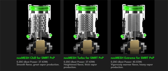 Wotofo SMRT Pod Kit rebuildable coils