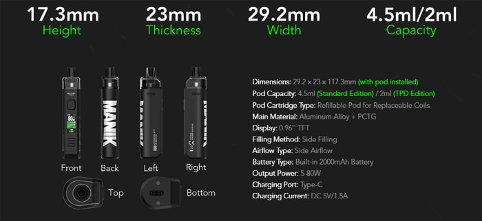 smrt specs