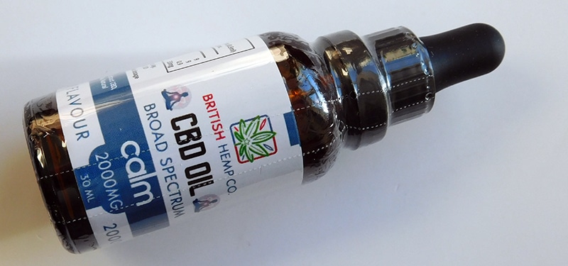 British Hemp Co cbd oil calm review