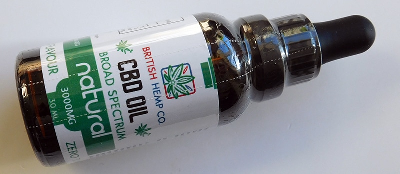 British Hemp Co cbd oil natural review