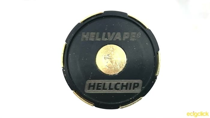 Hellvape Trishul V2 Semi-Mech Hell Chip from Above