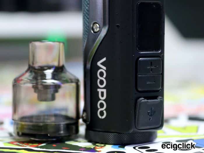 Voopoo Argus Pod Kit buttons