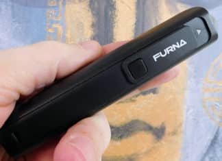 furna vaporizer review in hand