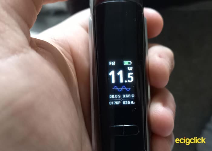 Innokin Sensis screen