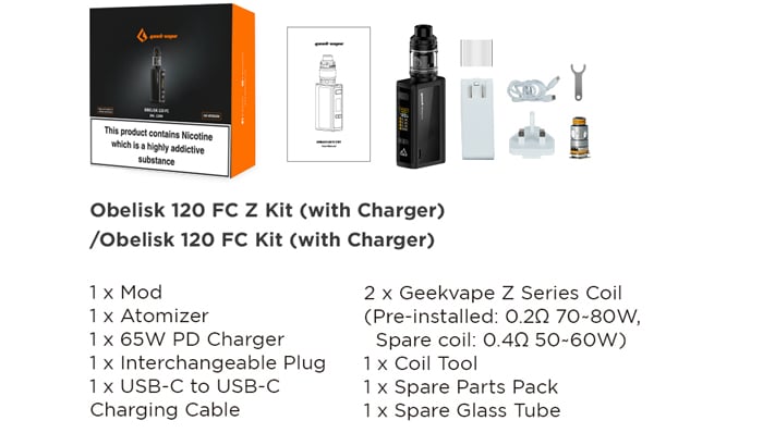 obelisk kit with charger