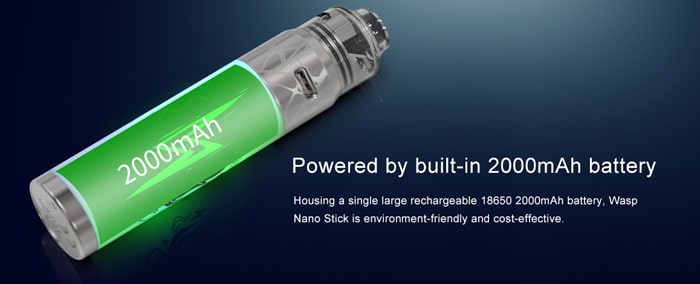 wasp nano stick battery