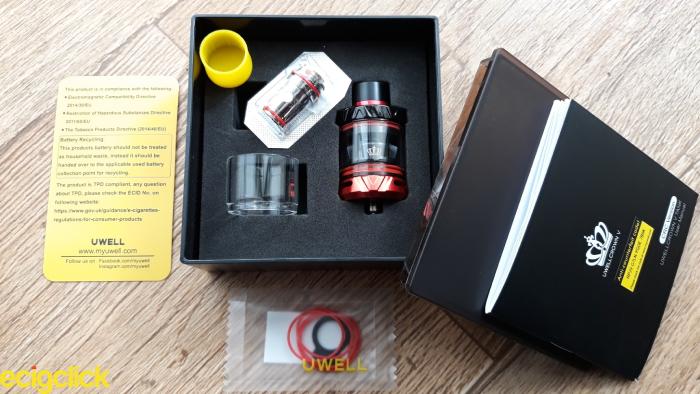 Uwell Crown 5 unboxed