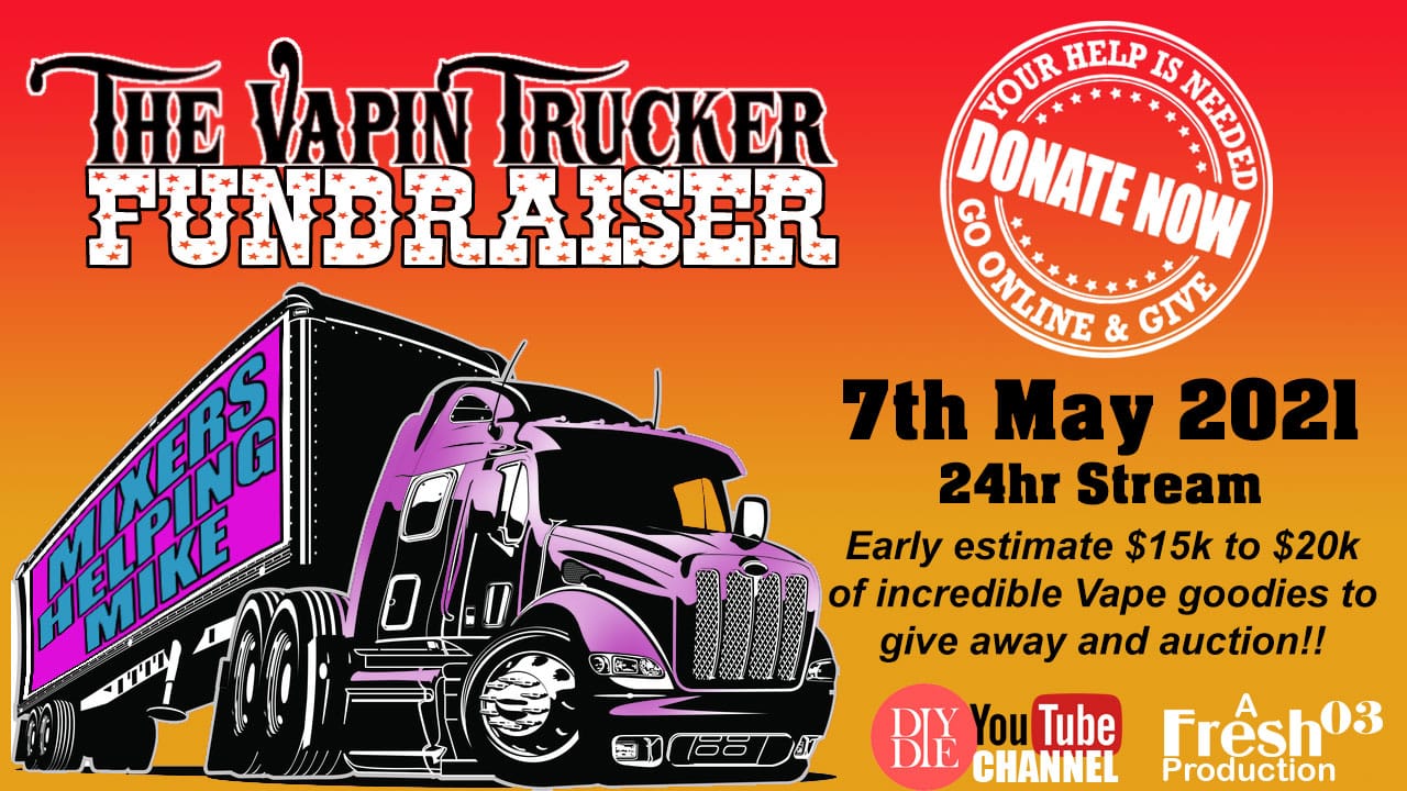Collecte de fonds 24 heures sur 24 Vapin Truckers