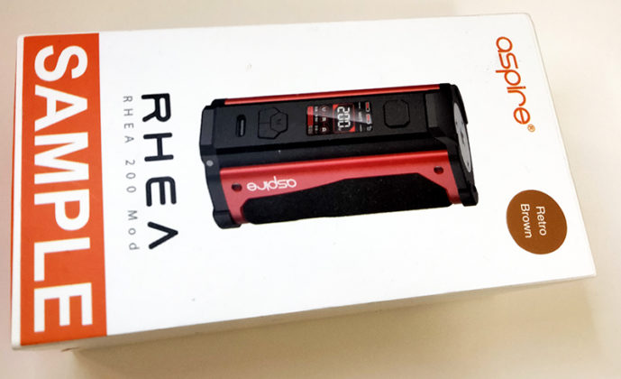 Aspire Rhea 200w Box Mod Review - Shockproof - Ecigclick