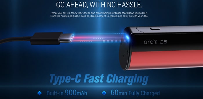 gram 25 charging