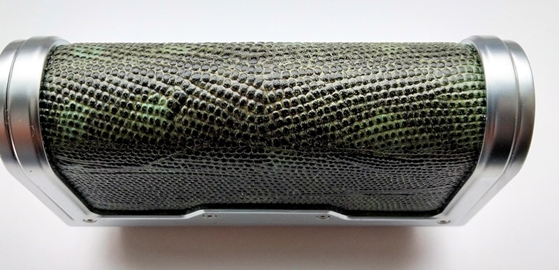 green snakeskin