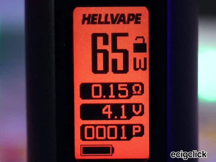 Hellvape Arez 120 colour display