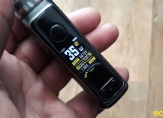 Voopoo Vinci II Mod Pod 1.08 TFT screen display