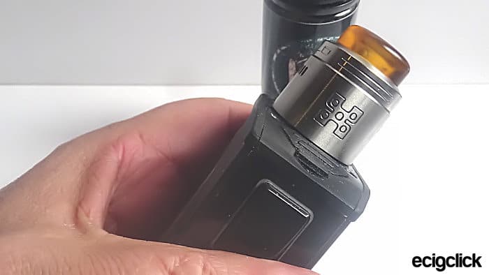 geekvape talo X rda displaying